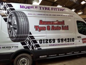 mobile tyre fitting van